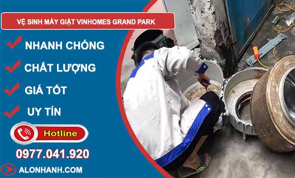 Vệ sinh máy giặt Vinhomes Grand Park