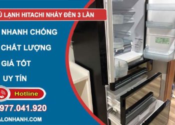 khắc phục tủ lạnh hitachi nháy đèn 3 lần