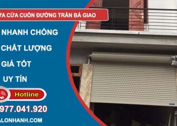 sửa cửa cuốn đường trần bá giao