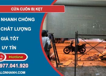 cửa cuốn bị kẹt