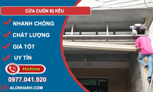 cửa cuốn bị kêu