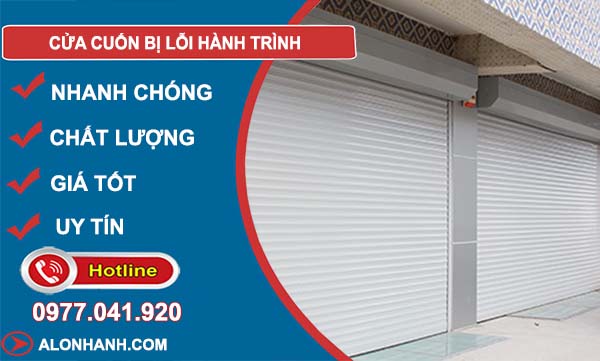 cửa cuốn bị lỗi hành trình