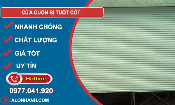 cửa cuốn bị tuột cót