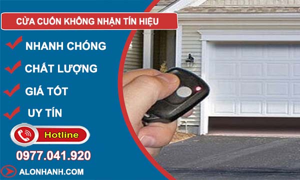 cửa cuốn không nhận tín hiệu