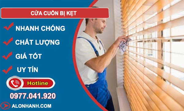 khắc phục cửa cuốn bị kẹt
