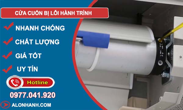 khắc phục cửa cuốn bị lỗi hành trình
