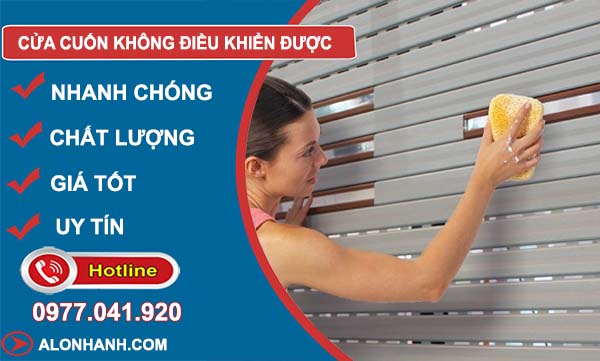khắc phục cửa cuốn không điều khiển được