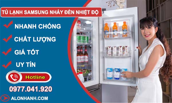 khắc phục tủ lạnh samsung nháy đèn nhiệt độ