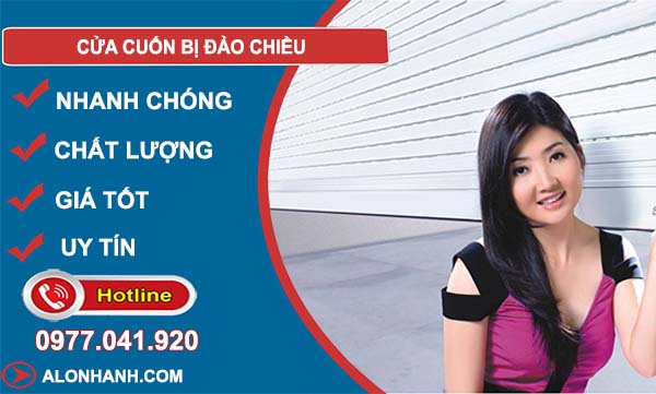 nguyên nhân cửa cuốn bị đảo chiều