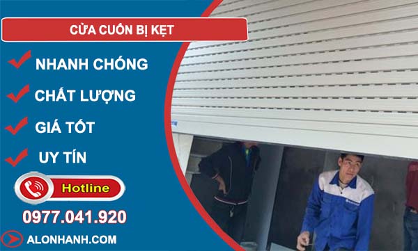 nguyên nhân cửa cuốn bị kẹt