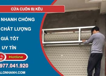 nguyên nhân cửa cuốn bị kêu