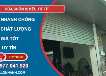 nguyên nhân cửa cuốn bị kêu tít tít
