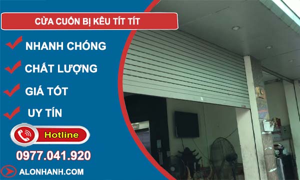nguyên nhân cửa cuốn bị kêu tít tít