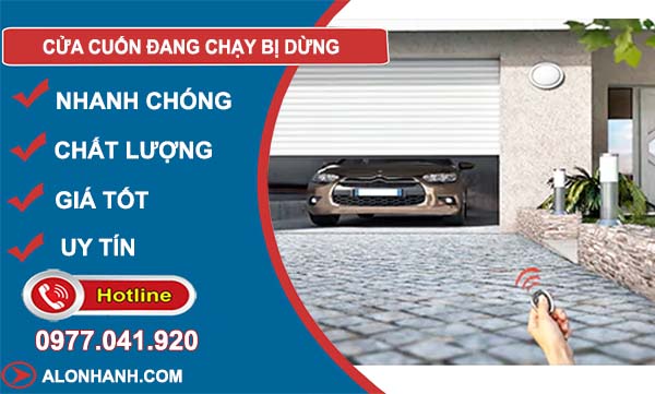 nguyên nhân cửa cuốn đang chạy bị dừng