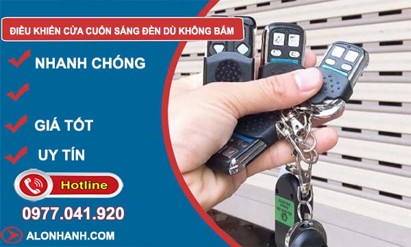 nguyên nhân điều khiển cửa cuốn sáng đèn dù không bấm