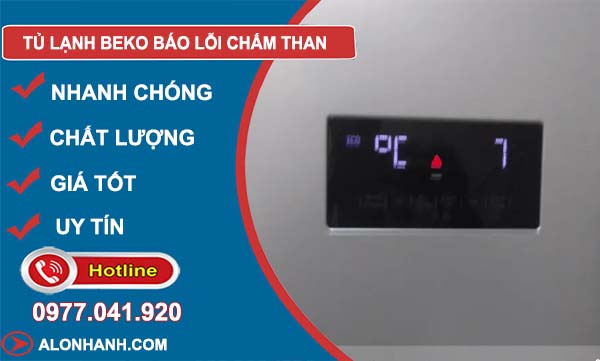 nguyên nhân tủ lạnh beko báo lỗi chấm than