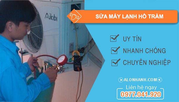 sửa máy lạnh hồ tràm