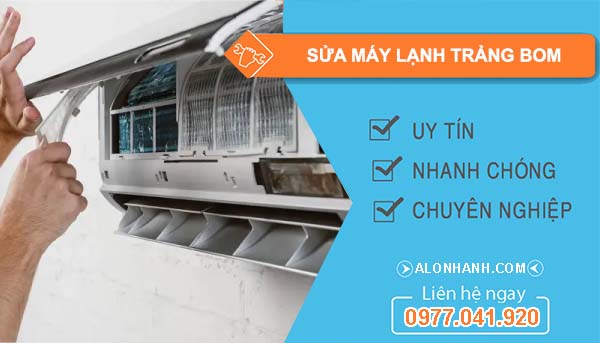 thợ sửa máy lạnh trảng bom