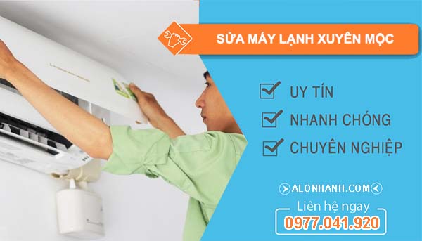 thợ sửa máy lạnh xuyên mộc