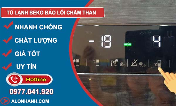 tủ lạnh beko báo lỗi chấm than