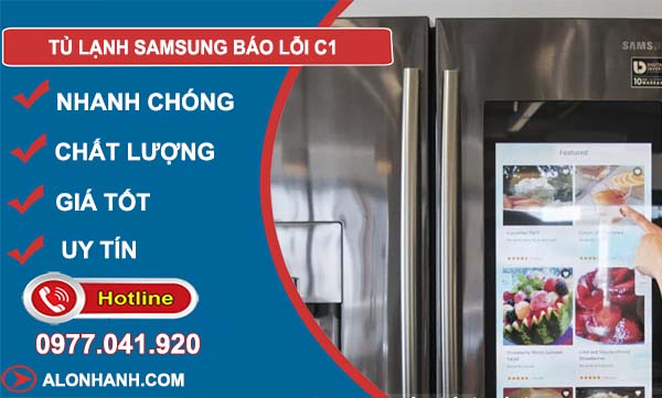 tủ lạnh samsung báo lỗi c1