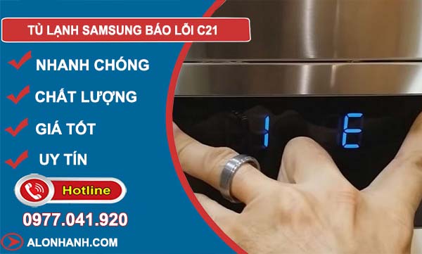 tủ lạnh samsung báo lỗi c21