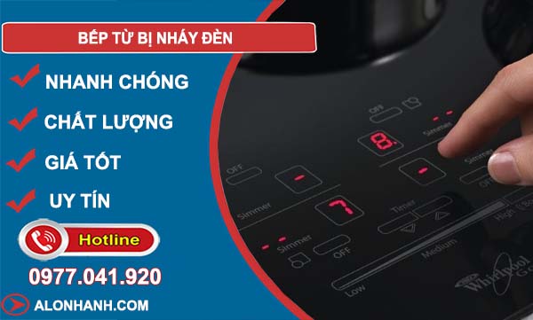 bếp từ bị nháy đèn