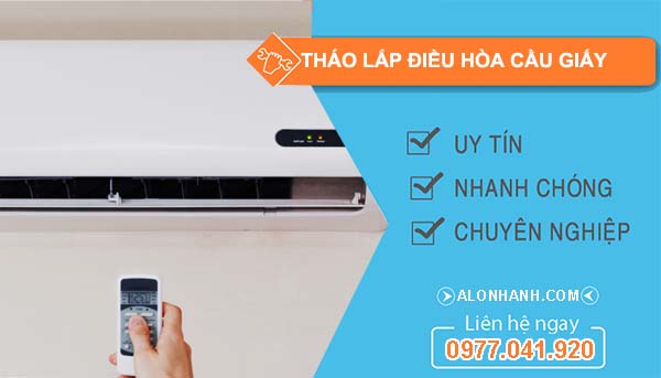 dịch vụ tháo lắp điều hòa cầu giấy