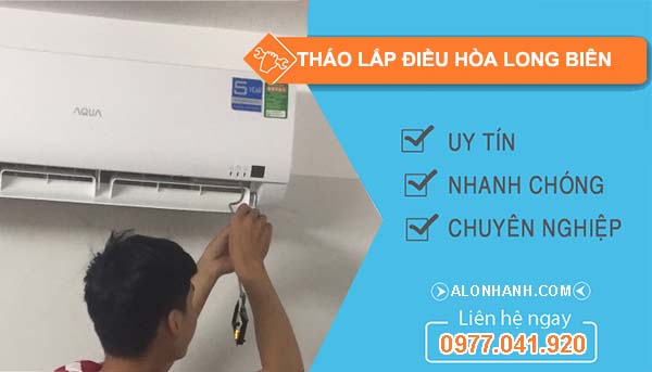 dịch vụ tháo lắp điều hòa long biên