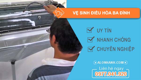 dịch vụ vệ sinh điều hòa ba đình