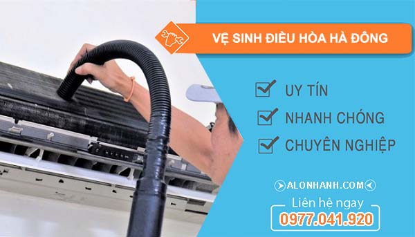 dịch vụ vệ sinh điều hòa hà đông