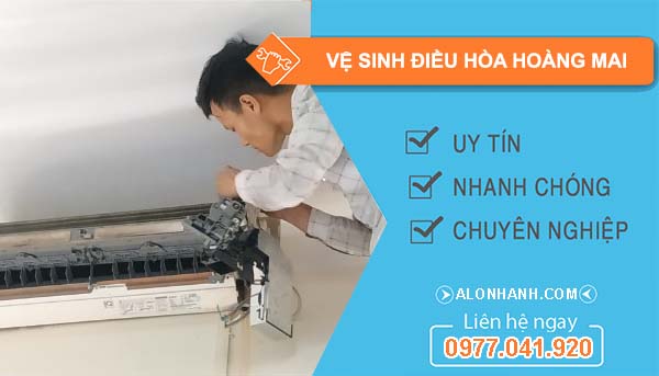 dịch vụ vệ sinh điều hòa hoàng mai
