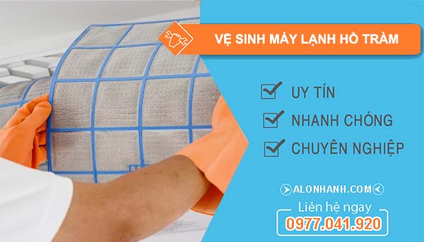 dịch vụ vệ sinh máy lạnh hồ tràm