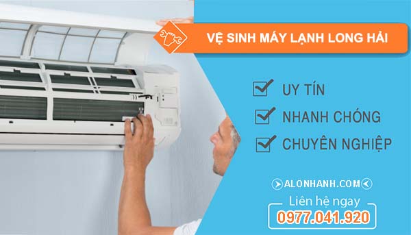 dịch vụ vệ sinh máy lạnh long hải