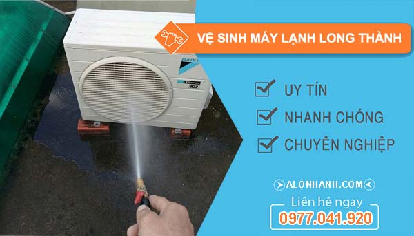 dịch vụ vệ sinh máy lạnh long thành