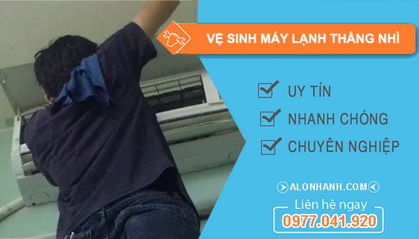 dịch vụ vệ sinh máy lạnh thắng nhì