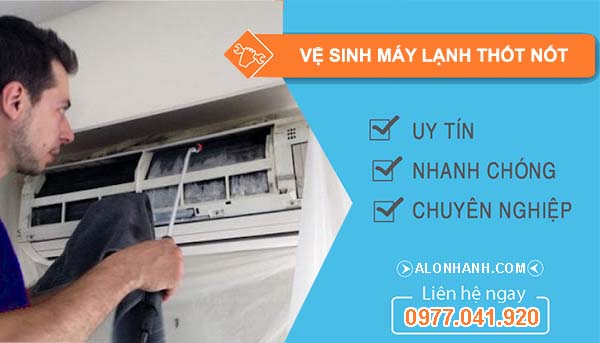 dịch vụ vệ sinh máy lạnh thốt nốt