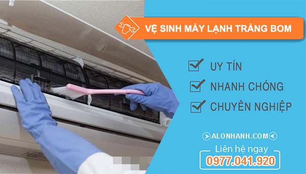 dịch vụ vệ sinh máy lạnh trảng bom