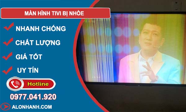 khắc phục màn hình tivi bị nhoè