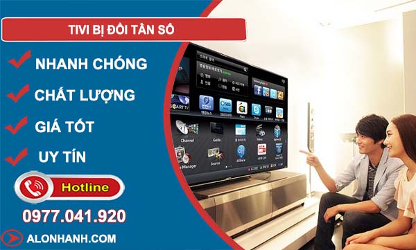 khắc phục tivi bị đổi tần số