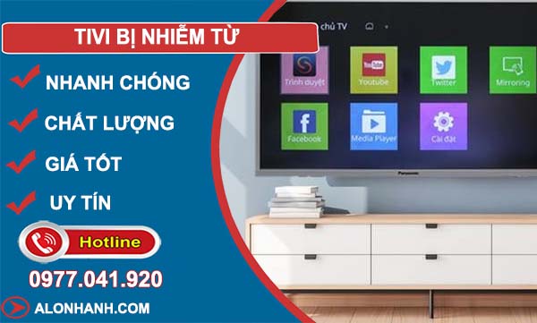 khắc phục tivi bị nhiễm từ