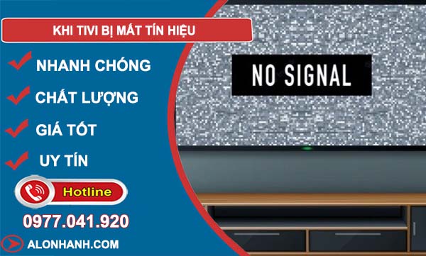 khi tivi bị mất tín hiệu