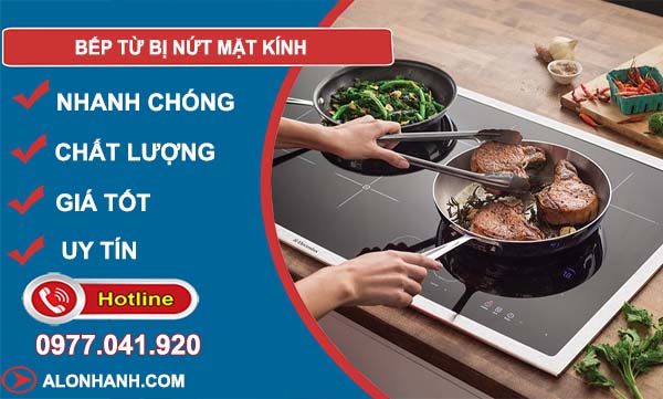 nguyên nhân bếp từ bị nứt mặt kính