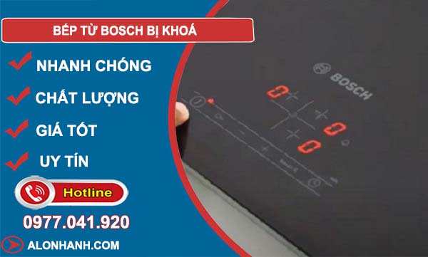 nguyên nhân bếp từ bosch bị khoá