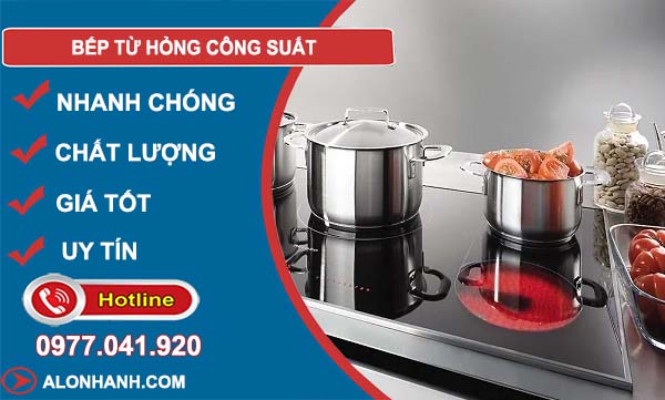 nguyên nhân bếp từ hỏng công suất