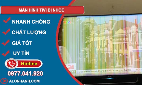 nguyên nhân màn hình tivi bị nhoè