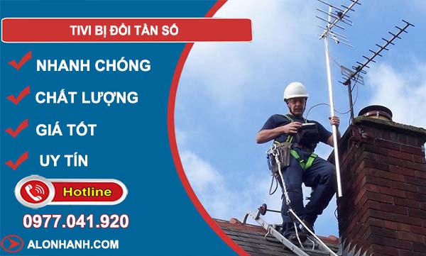 khắc phục tivi bị đổi tần số