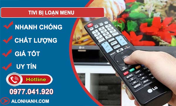 nguyên nhân tivi bị loạn menu