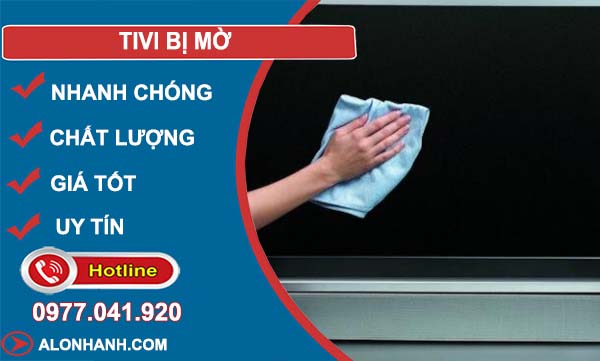 nguyên nhân tivi bị mờ