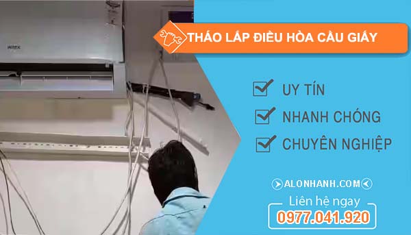 tháo lắp điều hòa cầu giấy